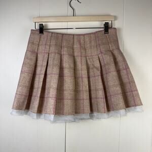 NEW LOVESHACKFANCY rooney skirt in creamy caramel